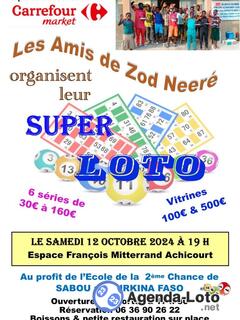 Photo du loto Super Loto par l'association Les Amis de Zod Neeré