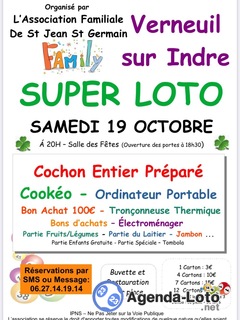 Photo du loto Super Loto de l Association Familiale de St Jean St Germain