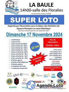 Photo du loto Super loto de l'association des orphelins de sapeur-pompier