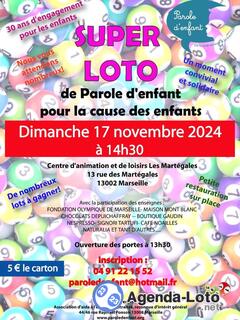 Photo du loto Super loto de l'association parole d'enfant