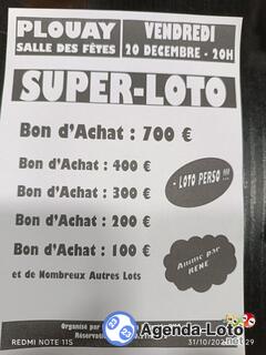 Photo du loto Super loto de l'association RYA