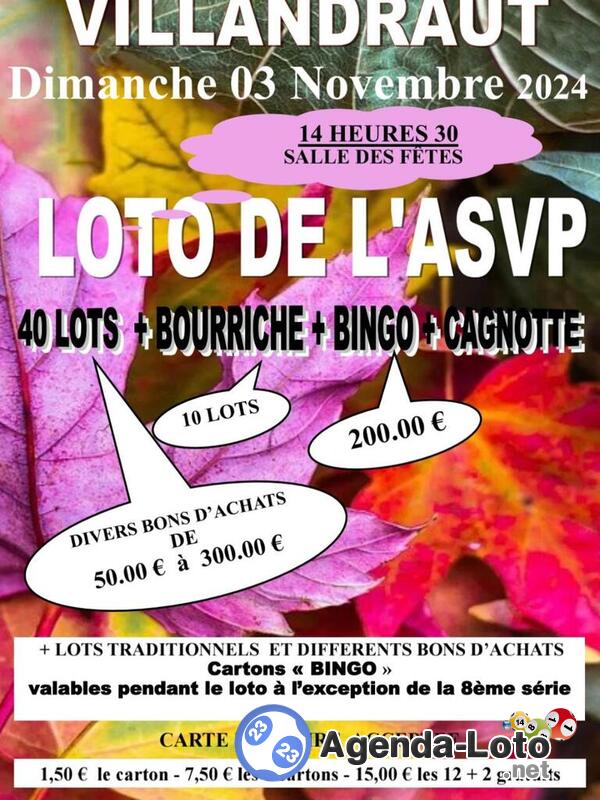 Super loto de l'ASVP