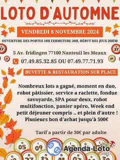 Photo du loto Super loto de l'automne