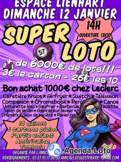 Photo du loto Super Loto de l'école de Saint Pierre