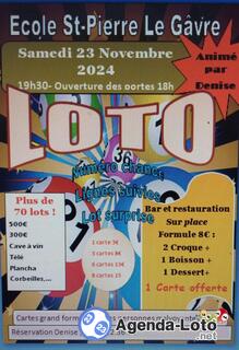 Photo du loto Super Loto de L'école Saint-Pierre