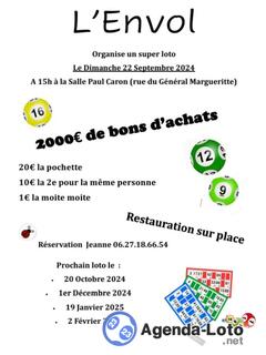 Photo du loto Super Loto 'L'Envol'