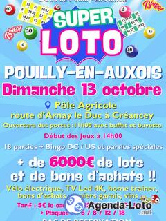 Photo du loto super loto de l'UCIA de pouilly-en-auxois