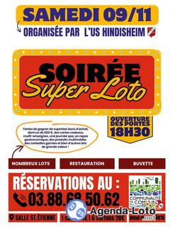 Photo du loto Super loto de l' us hindisheim