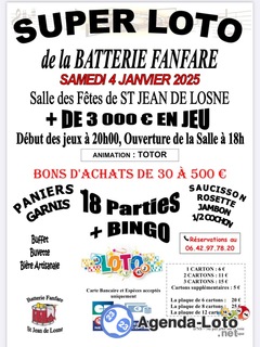 Photo du loto Super Loto de la Batterie Fanfare