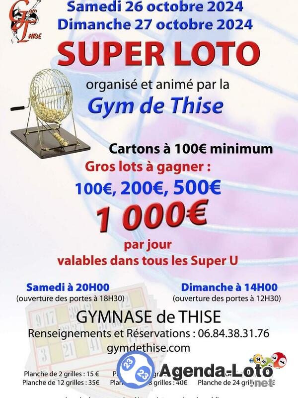 Super Loto de la Gym de Thise