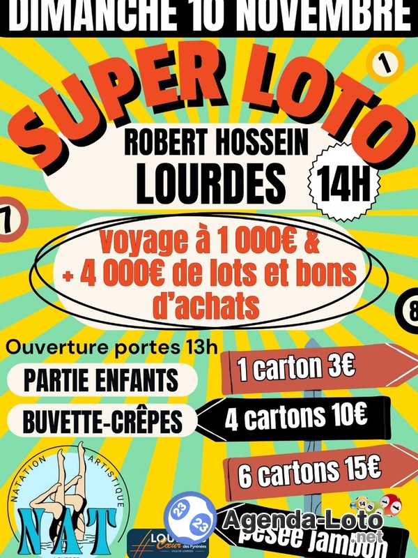 Super loto de la Natation Artistique pour Tous (NAT)