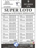 Super loto de la petanque moissagaise