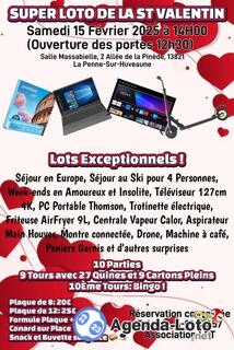 Photo du loto Super Loto de la Saint Valentin