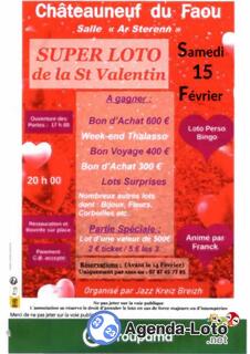 Photo du loto Super Loto de la Saint-Valentin du Jazz Kreiz Breizh