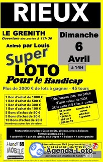 Photo du loto Super Loto pour le Handicap