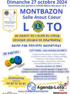 Photo du loto Super loto lions club montbazon anime par philippe animation