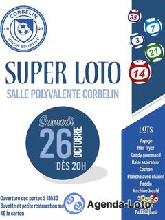 Photo du loto Super loto de lUS Corbelin