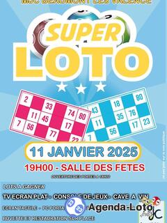 Photo du loto Super Loto - MJC Beaumont lès Valence