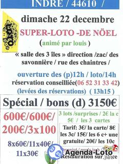 Photo du loto Super-loto de noël