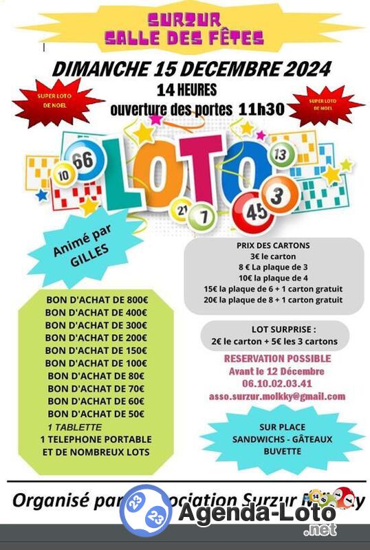 Super LOTO de Noël