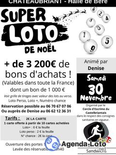 Photo du loto Super Loto de Noël du Cercle d’Escrime du Castelbriantais