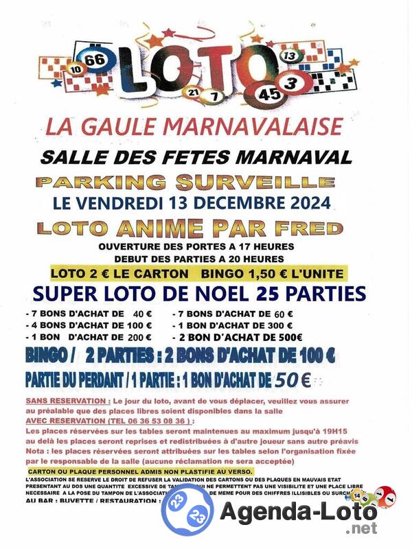 super loto de noel la gaule marnavalaise