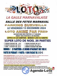 Photo du loto super loto de noel la gaule marnavalaise