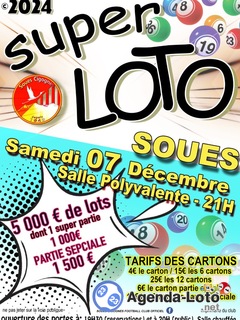 Photo du loto Super loto de noel de l'ecole de foot