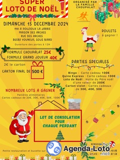 Photo du loto Super loto de Noël de la famille Choupalat