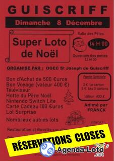 Photo du loto Super loto de Noël de OGEC école saint joseph