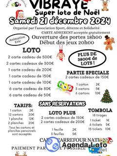 Photo du loto Super loto de noel org ass sport détente solidarité ani Eric