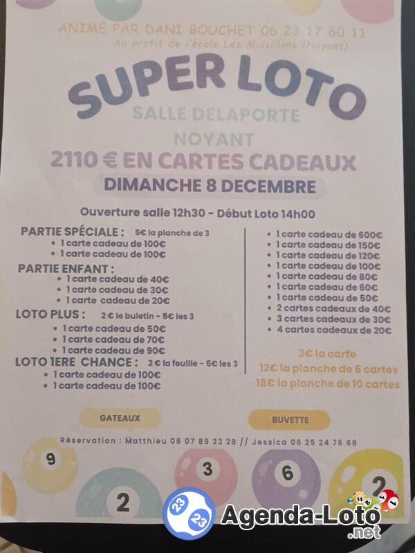 Super loto à Noyant 49