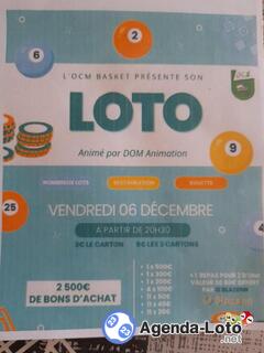 Photo du loto Super Loto de Ocm Basket animé: Dom Animation