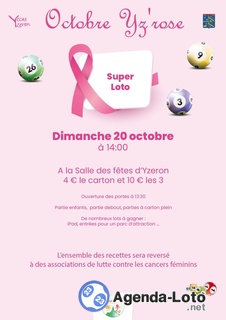 Photo du loto Super loto Octobre Yz'Rose