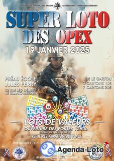 Photo du loto Super loto des opex