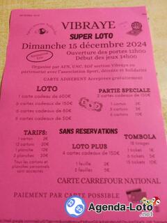 Photo du loto super loto org AFN.UNC.SDF section vibraye et S.D.S ani ERIC