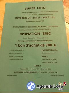 Photo du loto super loto org Amitié Loisirs Animation ani ERIC