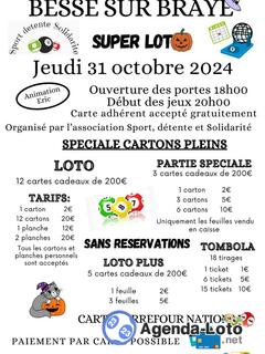 Photo du loto super loto org sport détente et solidarité ani par ERIC