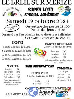 super loto org sport détente et solidarité ani par ERIC