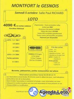 Photo du loto SUPER LOTO : org team promotion rallye ANI par ERIC