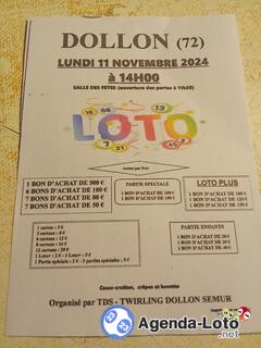 Photo du loto super loto org Twirling Dollon - Semur ani ERIC