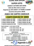 Photo Super loto organise par ape cersay st pierre a champ à Cléré-sur-Layon