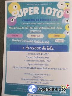 Photo du loto Super loto organise par cs villedieu foot