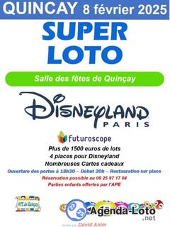 Photo du loto Super Loto organisé par l'APE de Quinçay