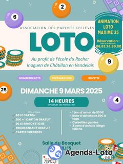 Photo du loto Super loto organisé par l'APEEP Châtillon sur seiche