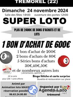 Photo du loto Super loto organisé par l'apel saint joseph de tremorel