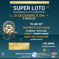 Photo du loto Super loto organisé par l'asso des artisans et commerçants