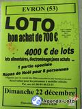 Super loto organisé par le comité des fêtes de st Christophe