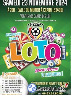 Photo du loto Super loto organisé par le football club du craonnais