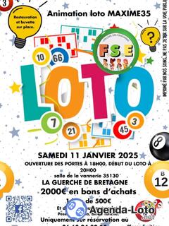 Photo du loto Super loto organisé par le FSE du collège des fontaines